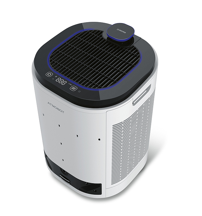 2018 red dot award，ATMOBOT，air cleaner，