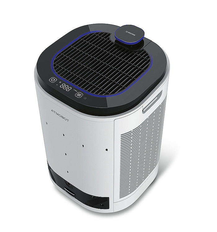 2018 red dot award，ATMOBOT，air cleaner，