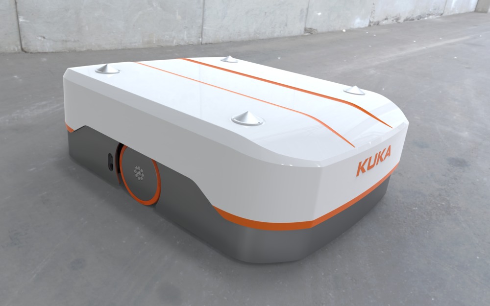 2018 red dot award，KUKA KMP，Automatic driving platform，