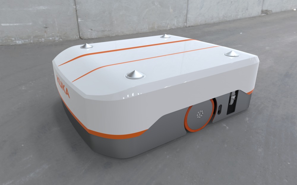 2018 red dot award，KUKA KMP，Automatic driving platform，