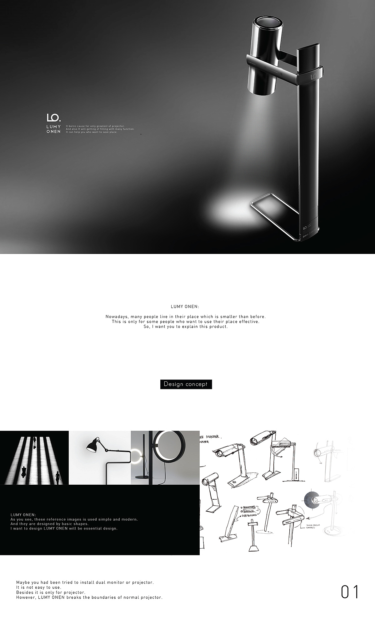product design，Digital，Projector，LUMY ONEN，