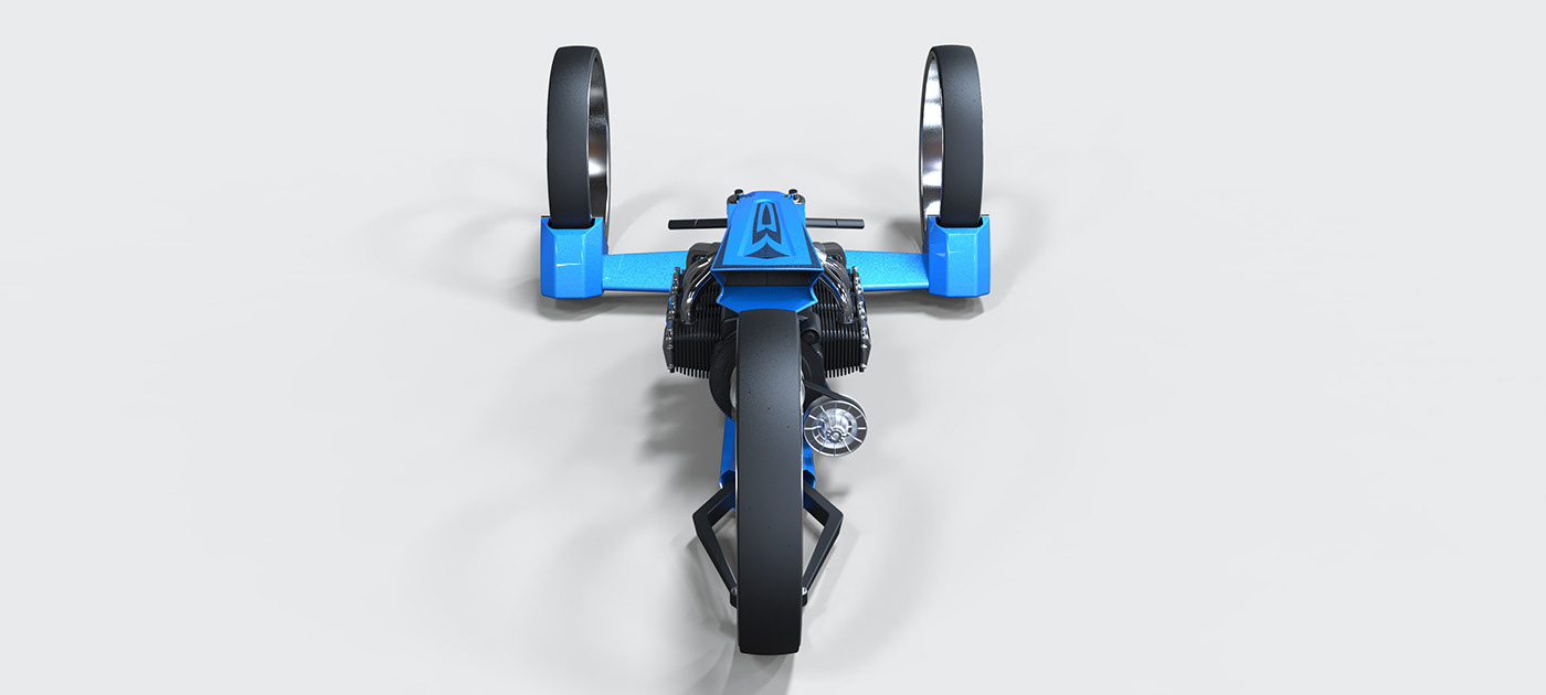 Two cars，conceptual design，Tricycle，vehicle，