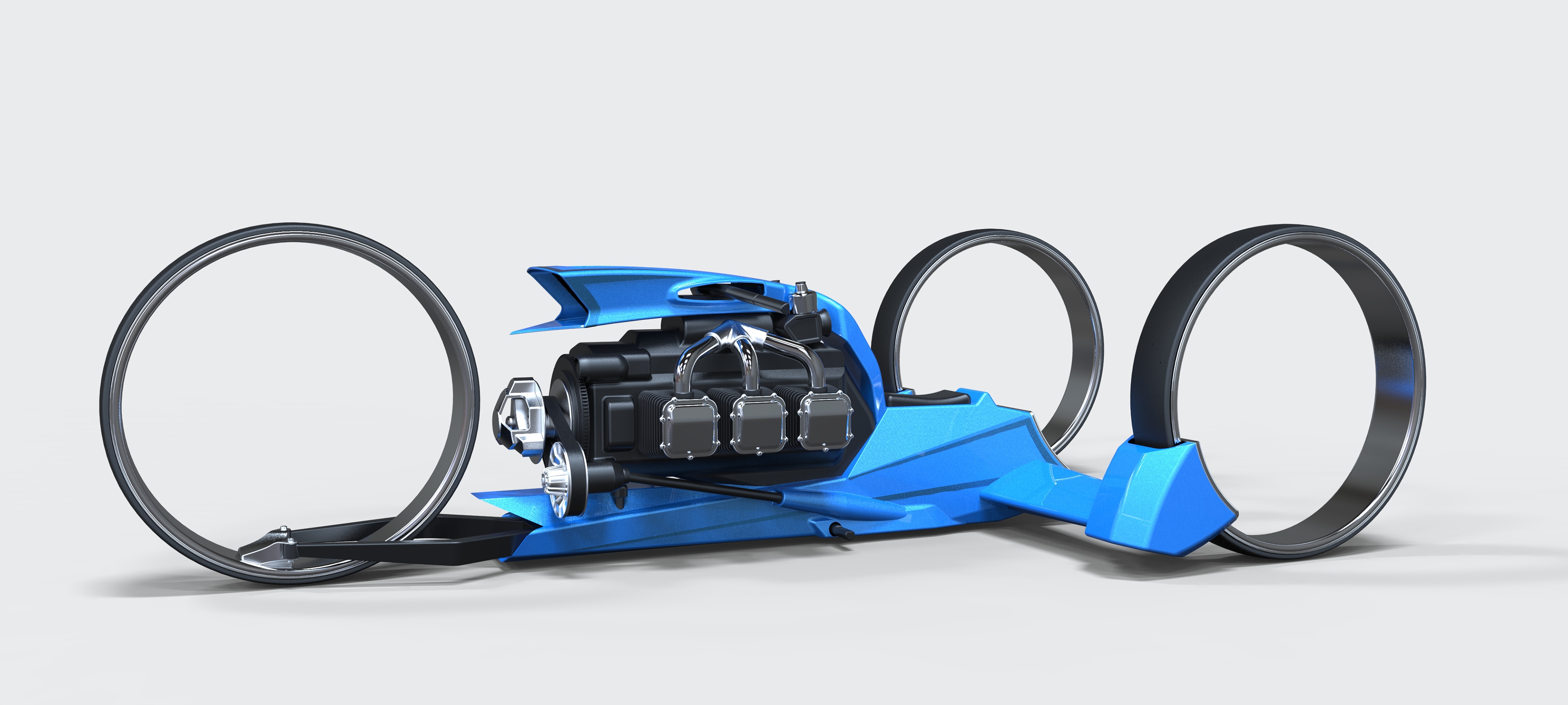 Two cars，conceptual design，Tricycle，vehicle，