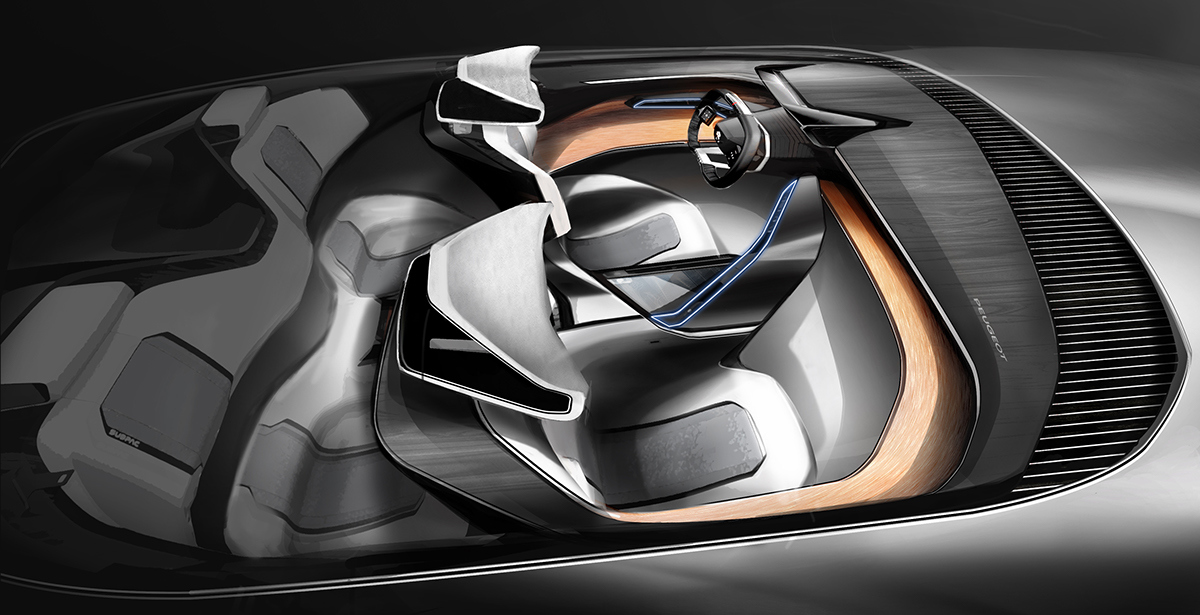 Comfortable and safe，Beautiful shape，Peugeot classic，Automatic design，concept，