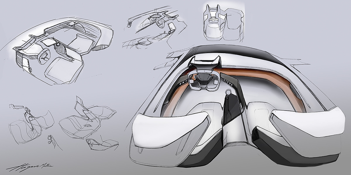 Comfortable and safe，Beautiful shape，Peugeot classic，Automatic design，concept，