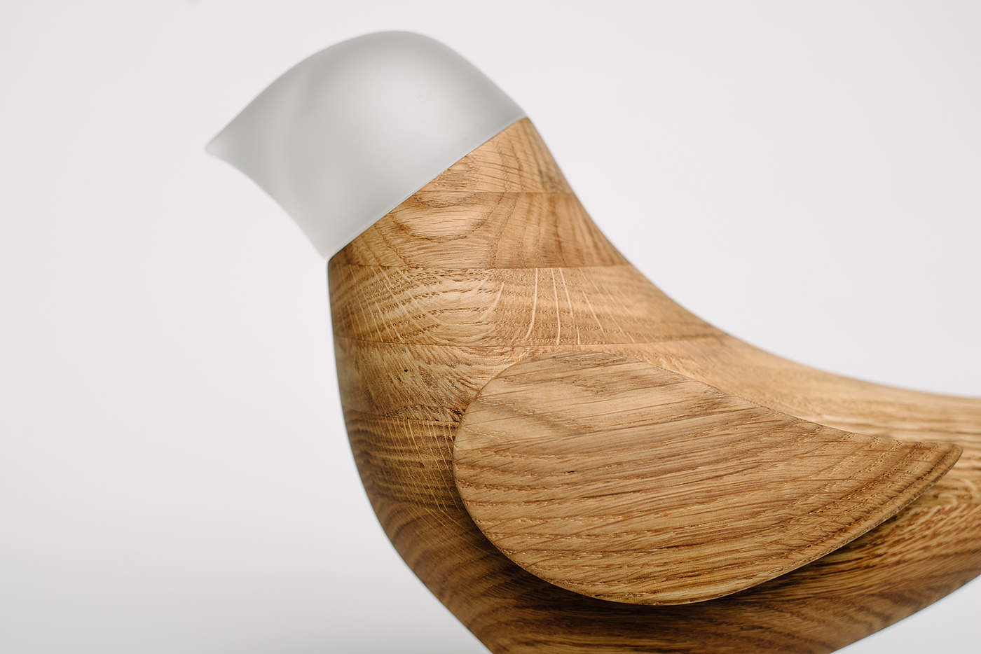 Marina's birds，interest，Desk lamp，Wood color，black，gules，