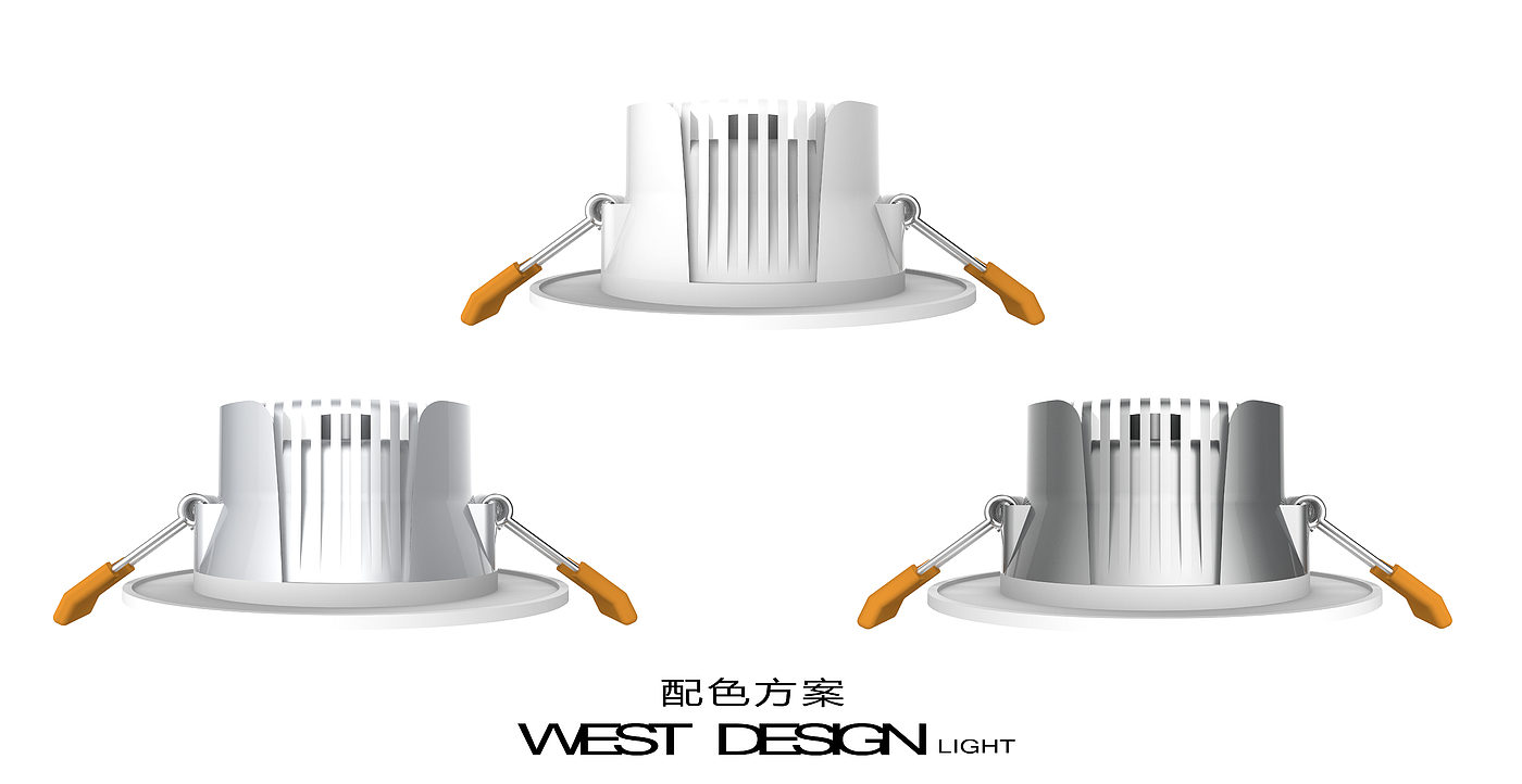 Downlight, household, lamps，