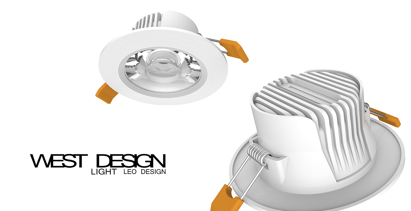 Downlight, household, lamps，