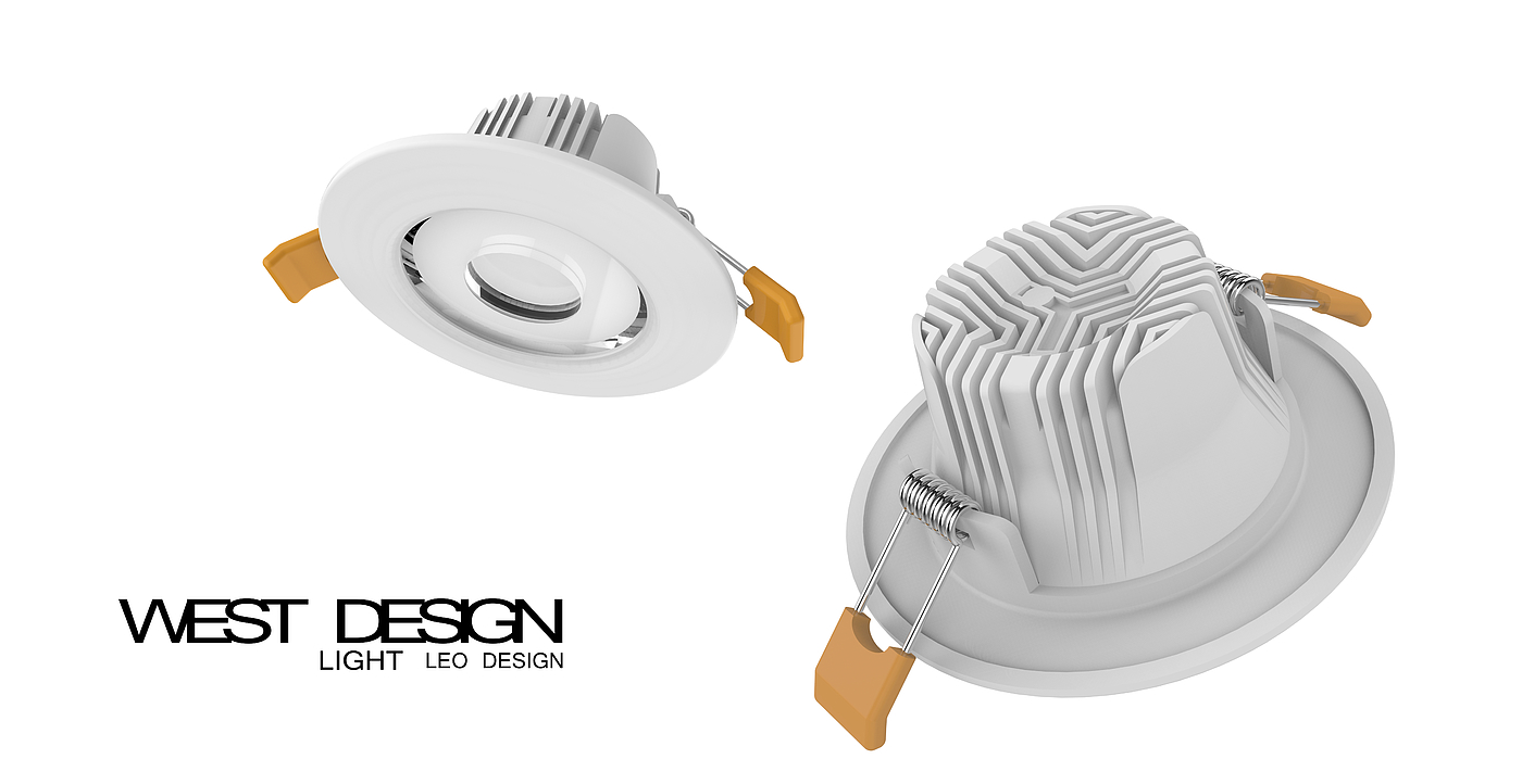 Downlight, household, lamps，