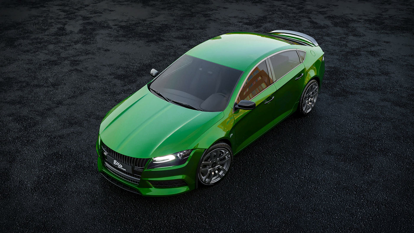 sketch，gules，green，automobile，Sports Edition，Ellis concept，