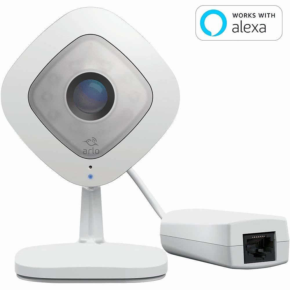 设备，监控，Netgear Arlo，Arlo Q Plus，白色，监控摄像头，