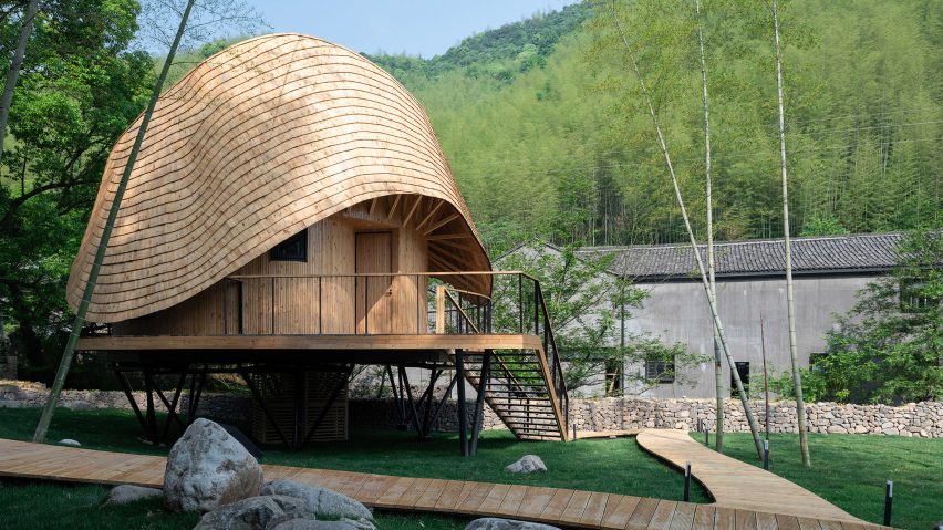 Wooden house，product design，Architecture，Treewow，