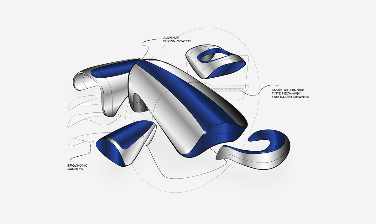 industrial design，product design，Kitchenware，Alder，