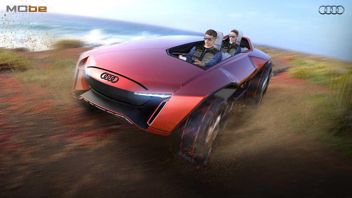 product design，vehicle，automobile，Audi Mo be，