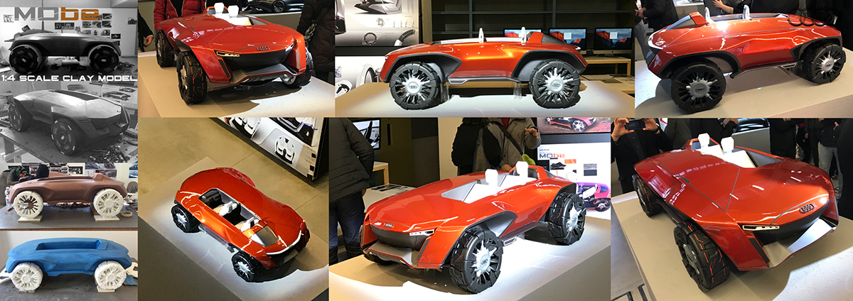 product design，vehicle，automobile，Audi Mo be，