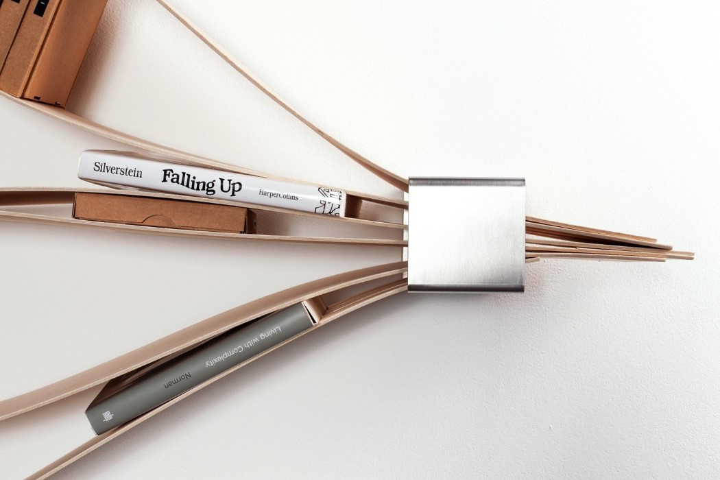 Artwork，Dynamic，Simplicity，: Chuck bookshelf，red dot，