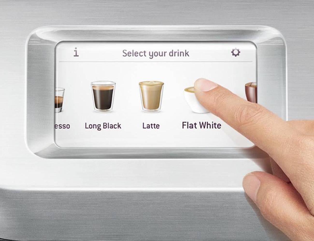 Coffee machine，fully automatic，Oracle Touch，silver，