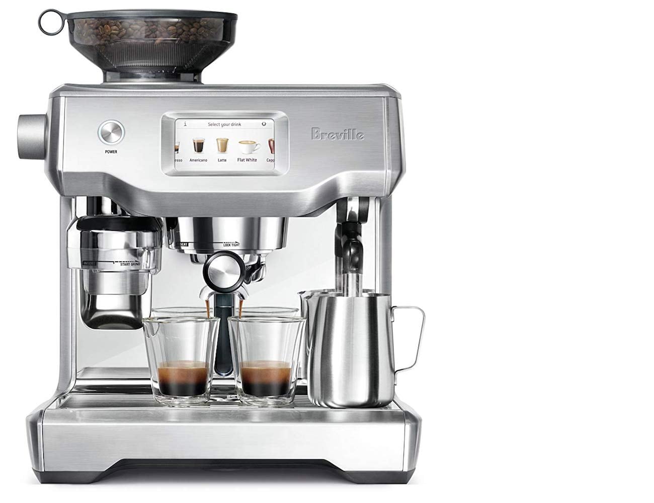 Coffee machine，fully automatic，Oracle Touch，silver，