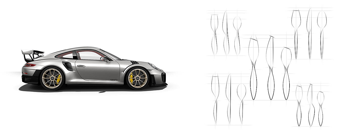 KUT，porsche，Porsche，tableware，