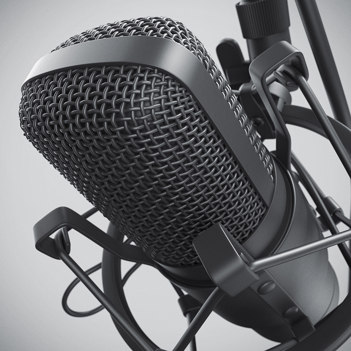 Microphone，black，industrial design，product design，