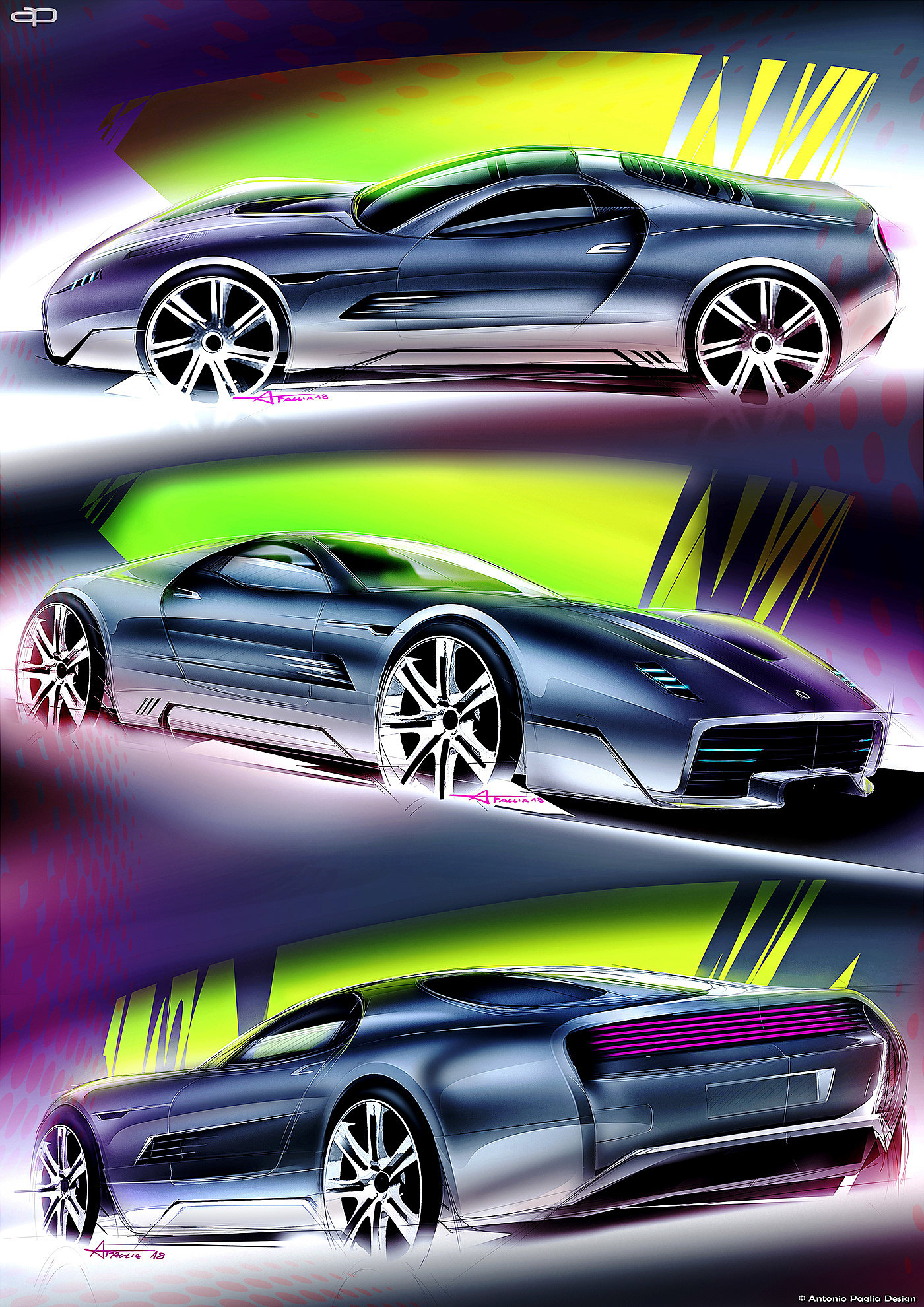 product design，industrial design，SPORTCAR，concept，vehicle，Automobile design，