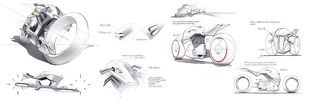 conceptual design，motorcycle，vehicle，Fashion products，