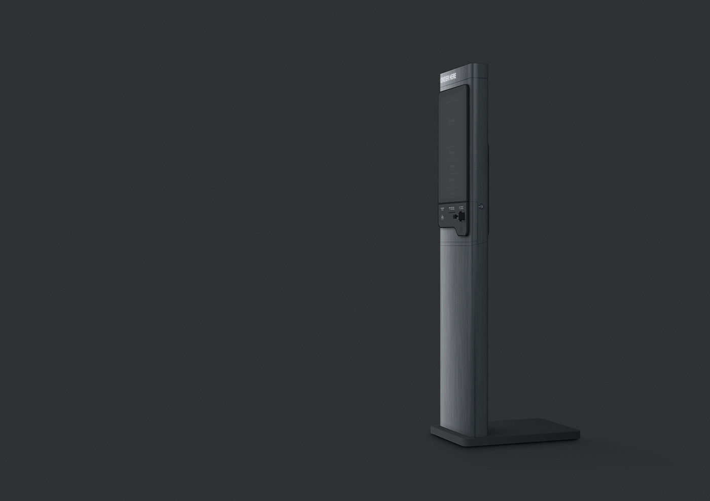 the republic of korea，concept，Order booth，Order kiosk，