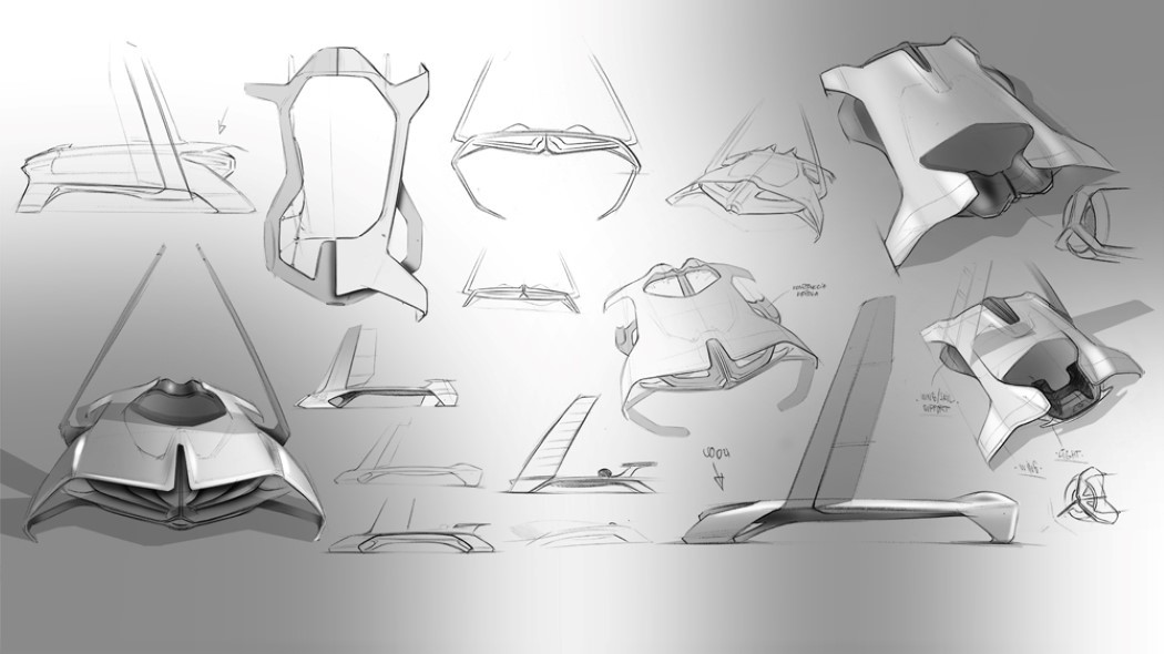 Navigation device，vehicle，conceptual design，industrial design，Sense of future，