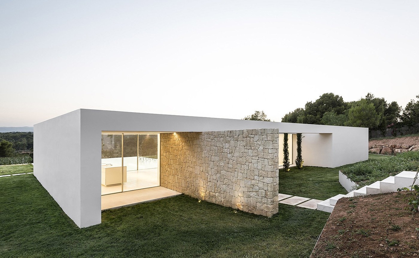 Minimalism，Spain，villa，