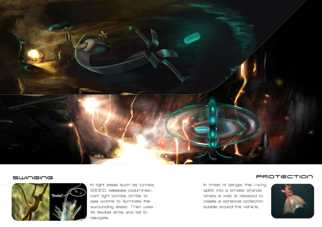 Future aircraft，vehicle，Concept hand drawing，Hand drawn，