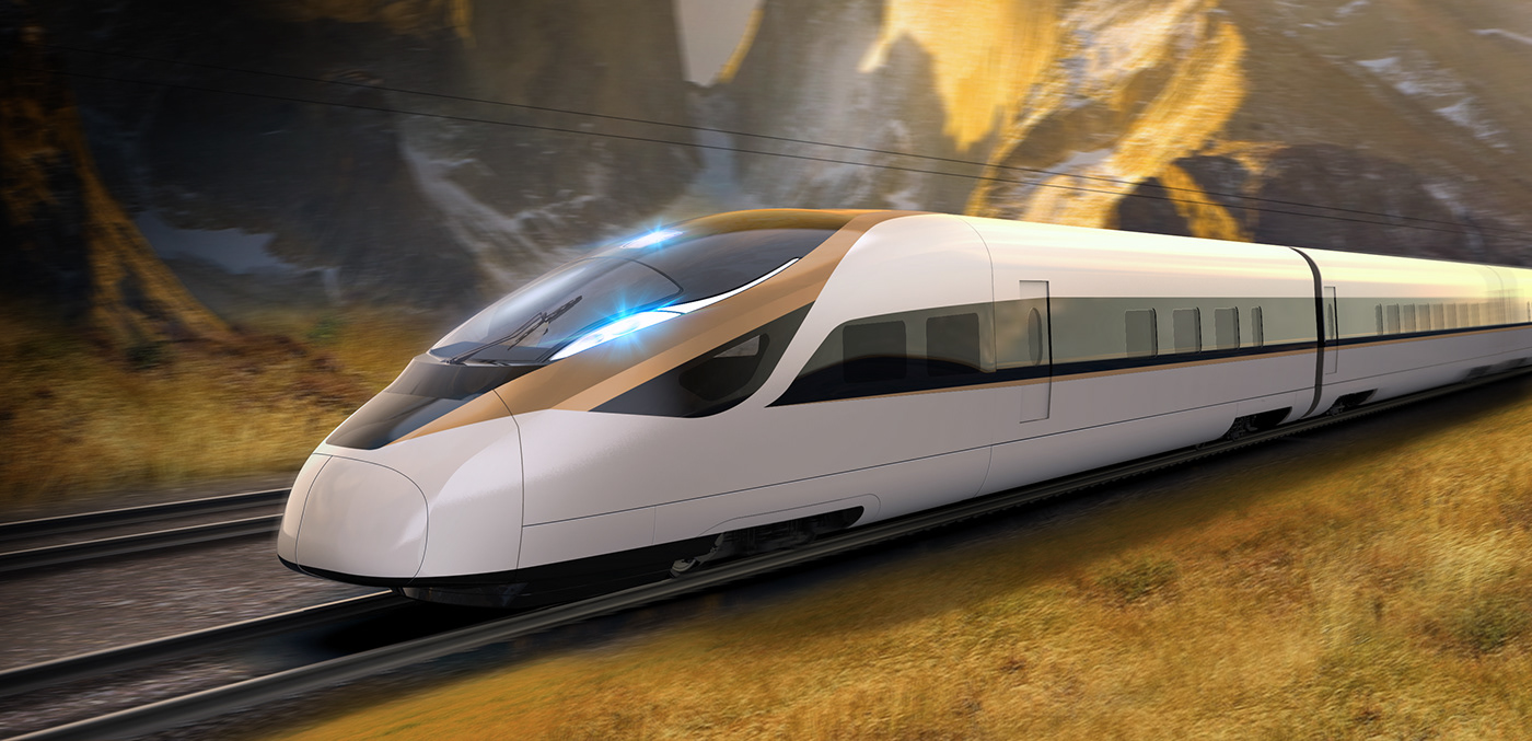 Fuxing 350KM，High speed train，Automatic design，