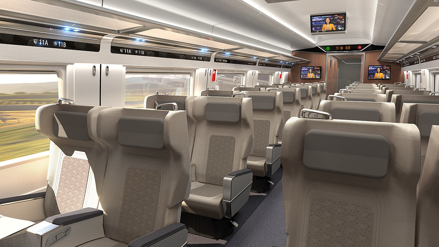 Fuxing 350KM，High speed train，Automatic design，