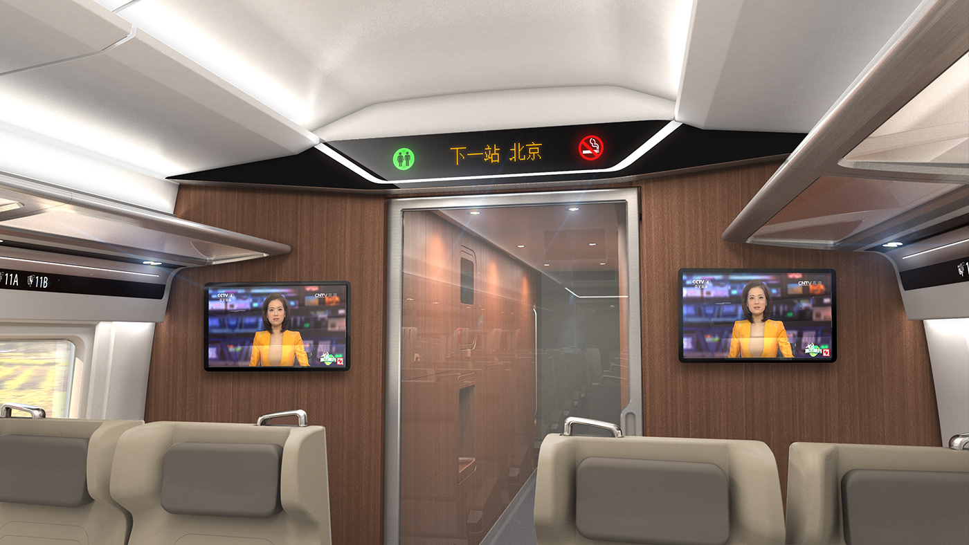 Fuxing 350KM，High speed train，Automatic design，