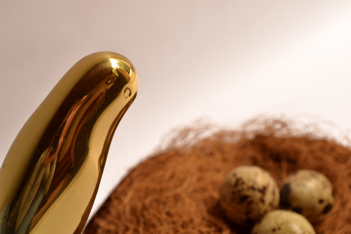 brass，Skin mold，birch，ornaments，Bird's nest，LUGANO，