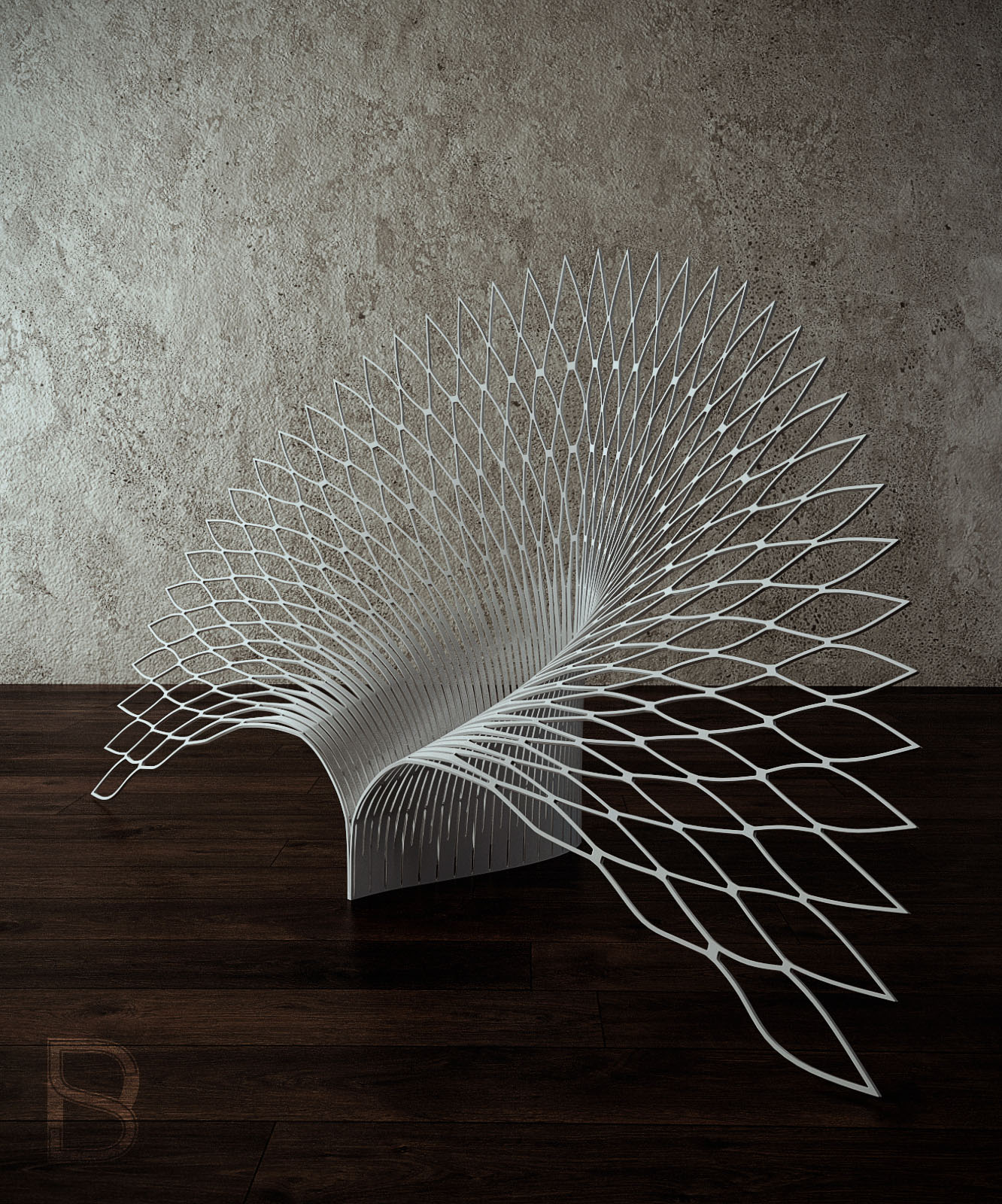 3D model，Chair design，PEACOCK-L，