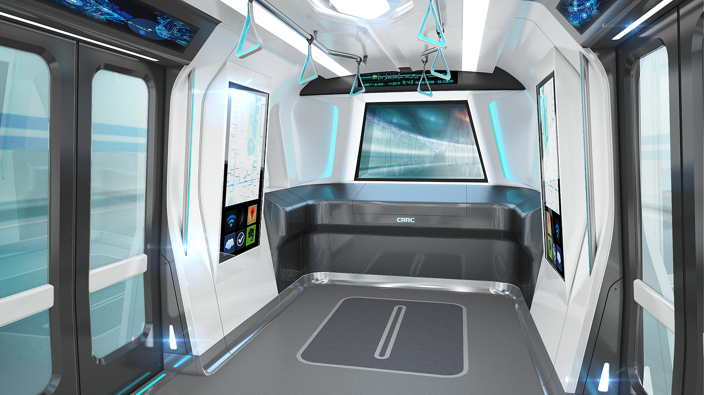 concept，Interior design，Modeling design，metro，CRRC，To the apple orchard，crrc，