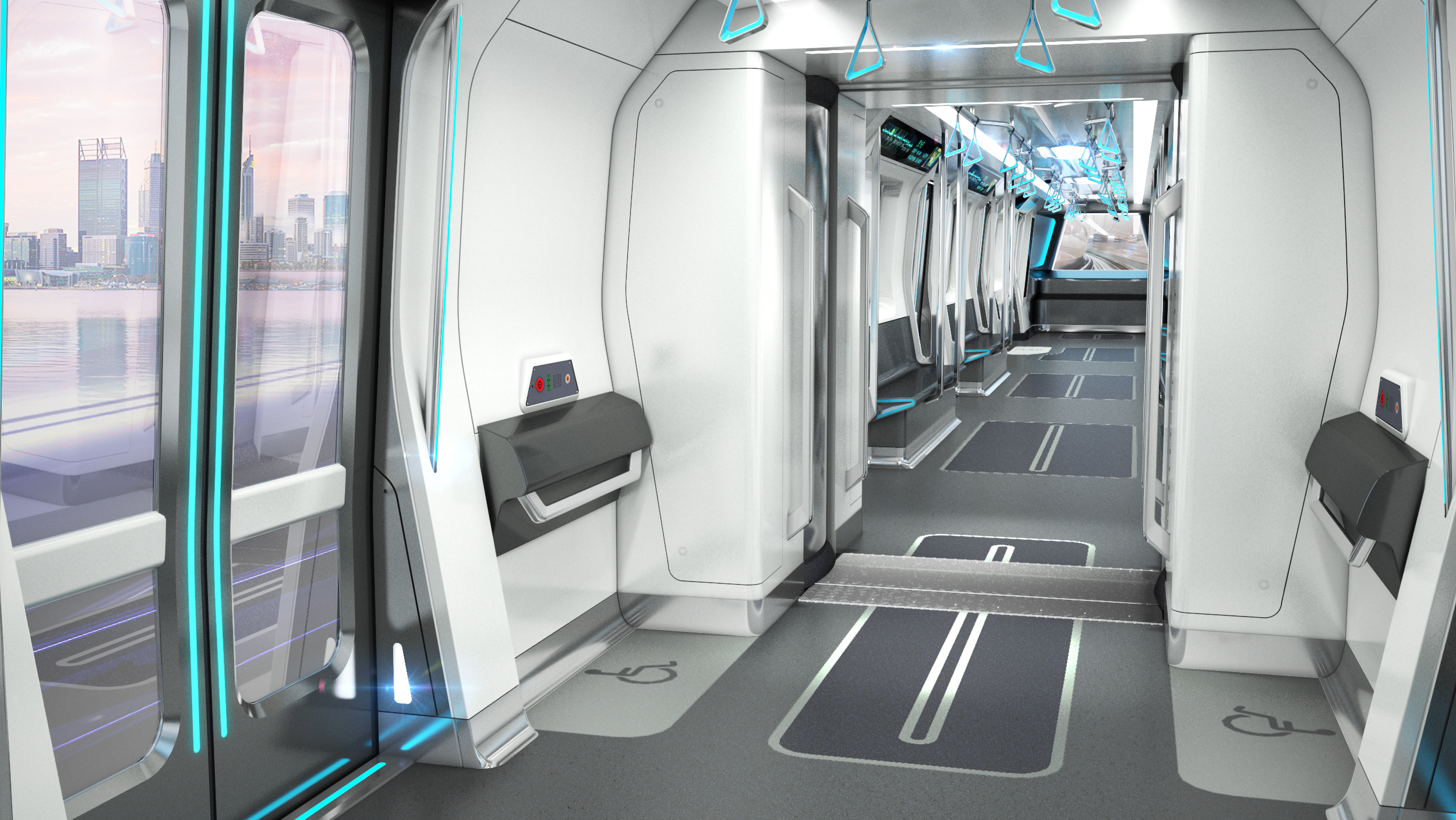 concept，Interior design，Modeling design，metro，CRRC，To the apple orchard，crrc，