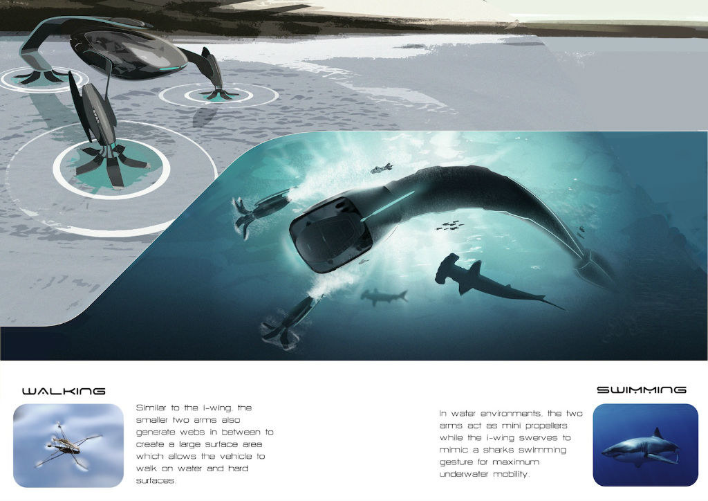 Future aircraft，vehicle，Concept hand drawing，Hand drawn，