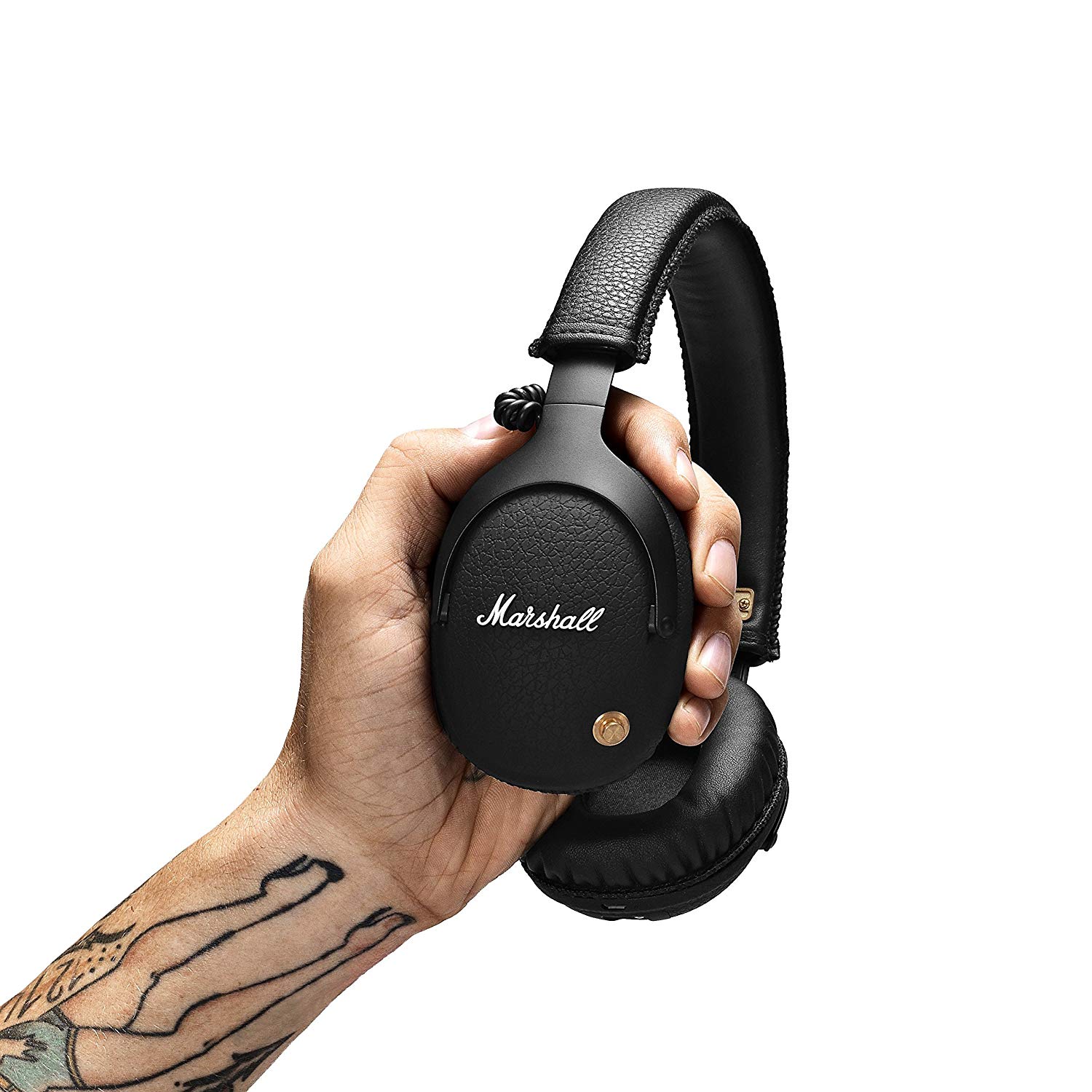 industrial design，Bluetooth，headset，black，marshall，