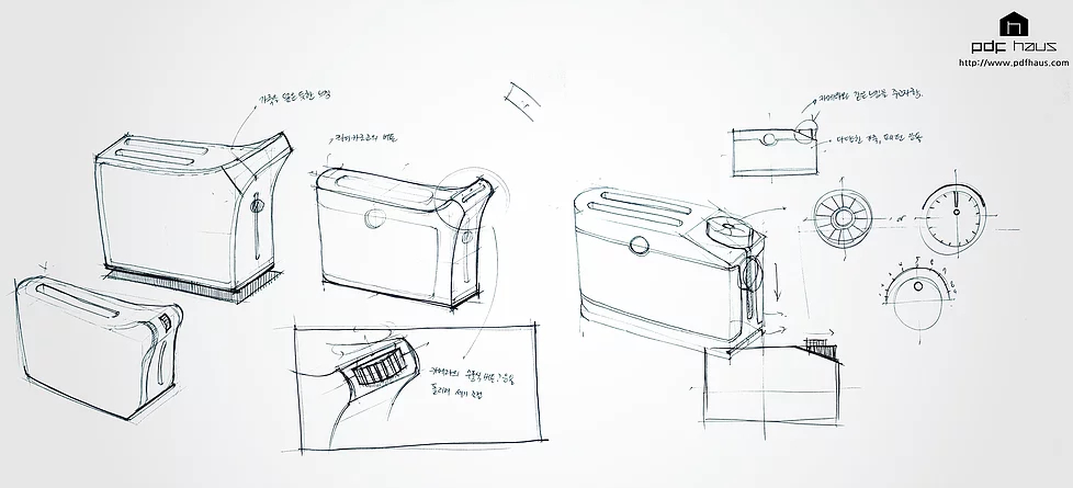 product design，industrial design，Leatherwear，toaster，PDF HOUSE，