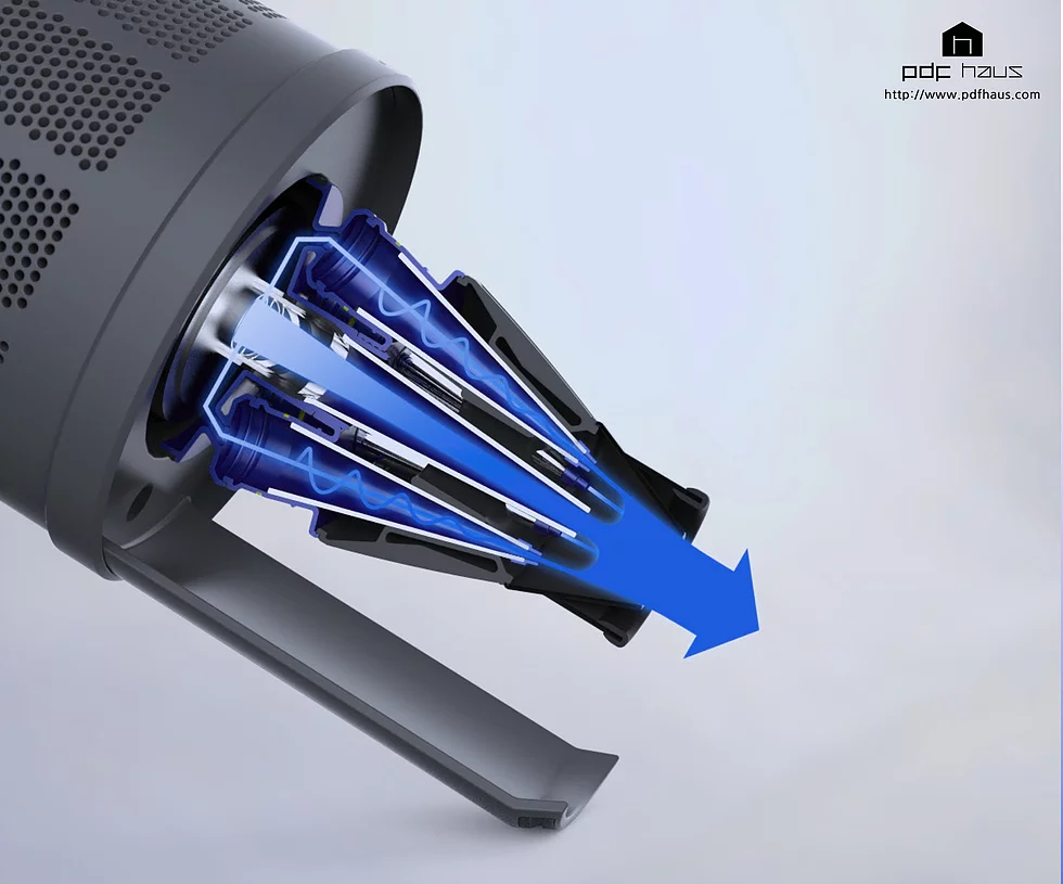 product design，industrial design，PDF HOUSE，air cleaner，