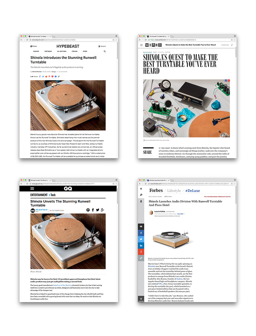 Retro，jukebox，Shinola Runwell，