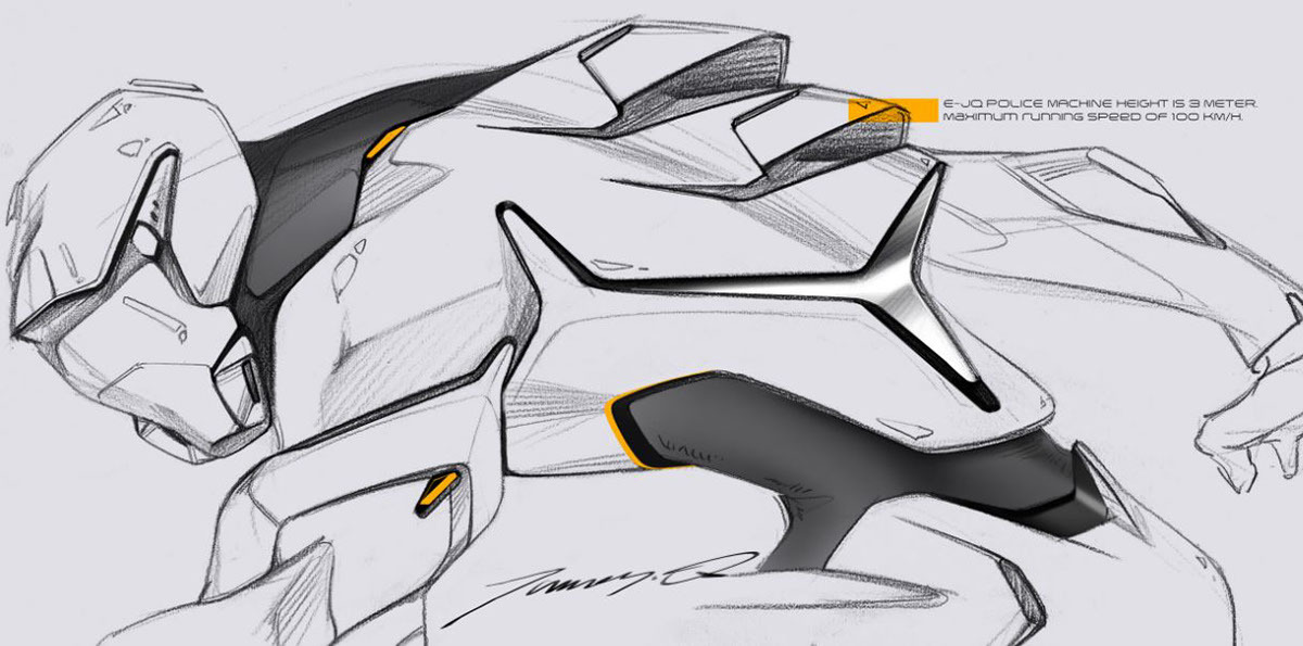 industrial design，improvise，Cool look，Fine hand drawing，Digital art，