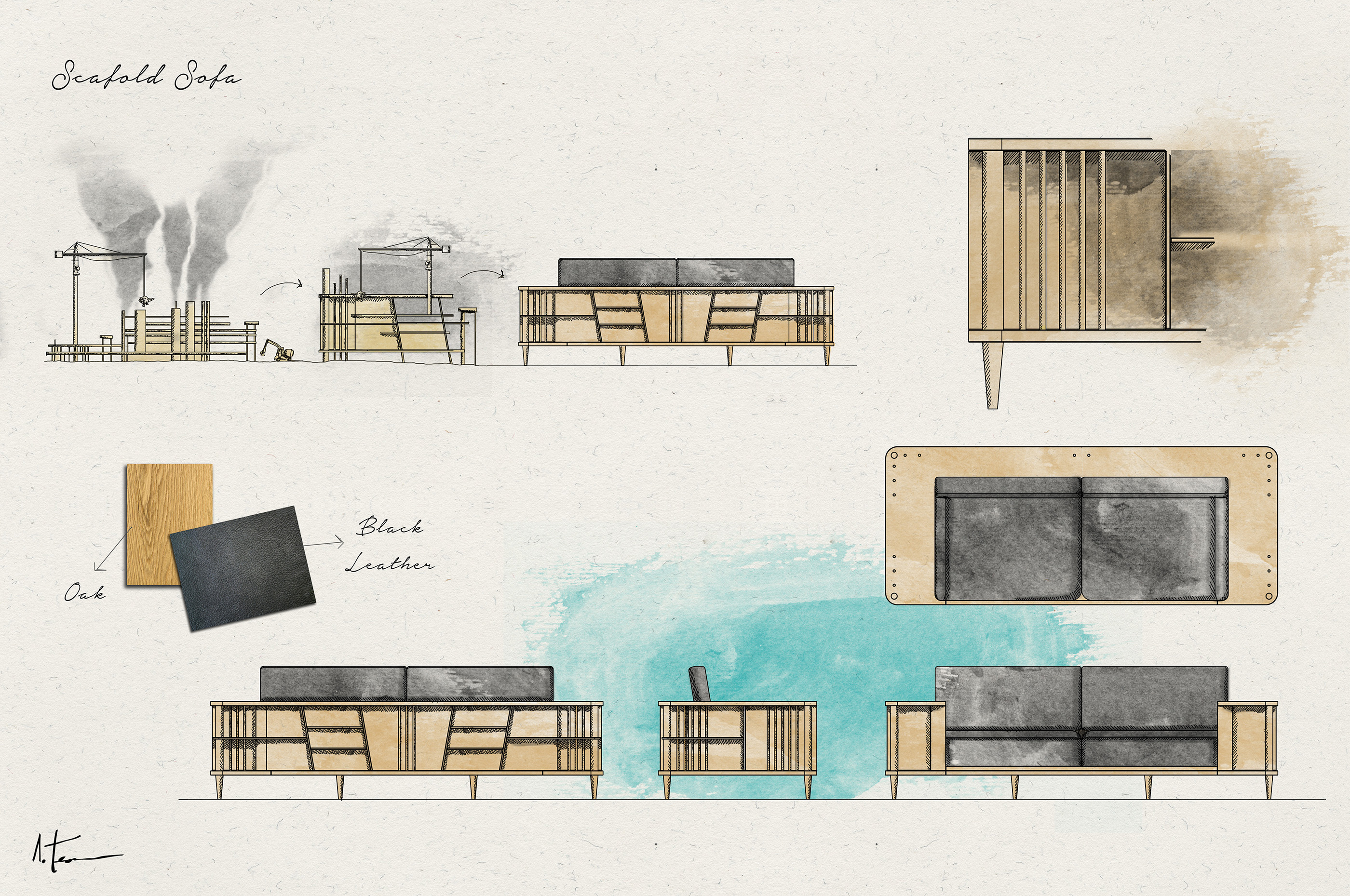 Sofa design，product design，