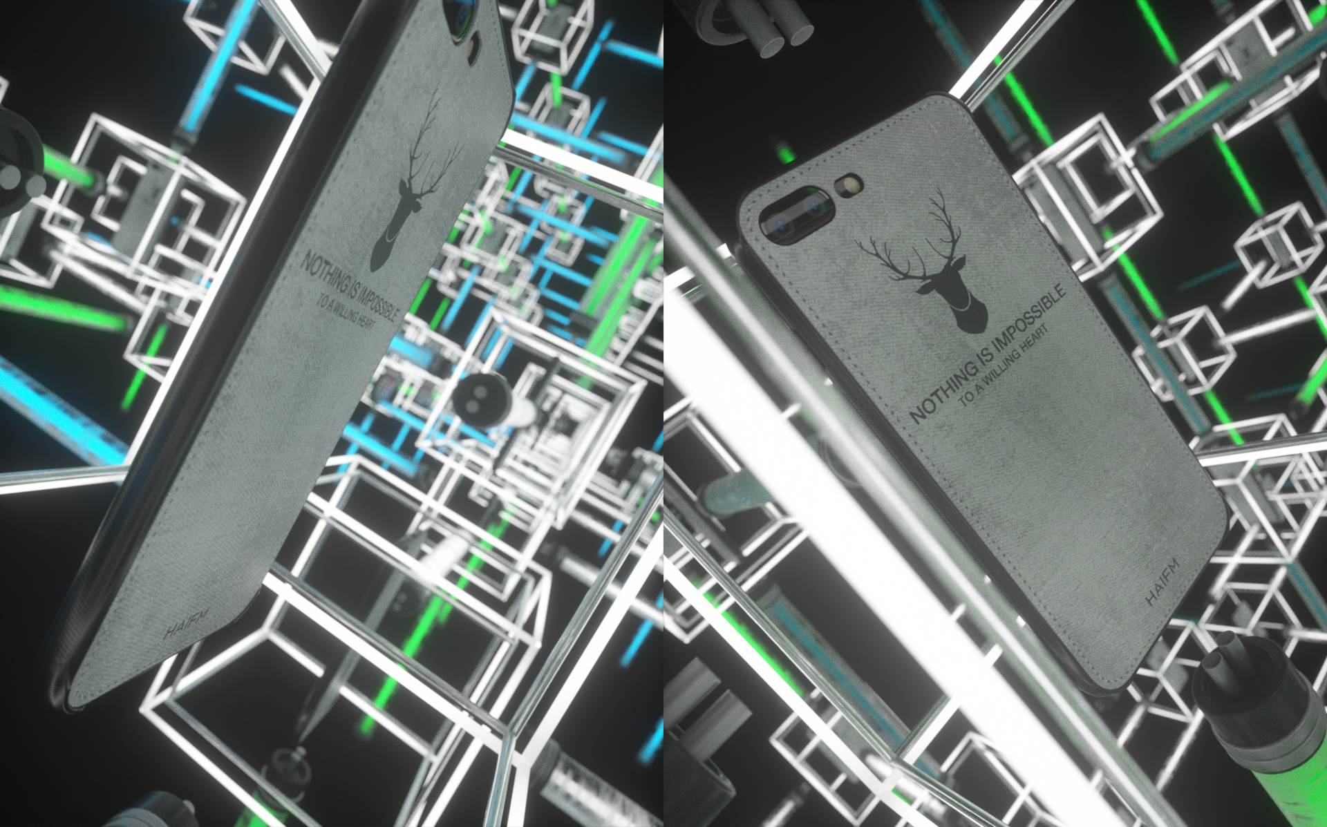 science and technology，scene，Mobile phone shell，online retailers，c4d，