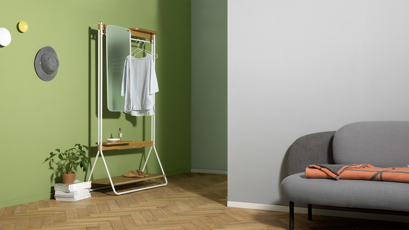 Zaozuo，Coat rack，disassemble，mirror，Simplicity，