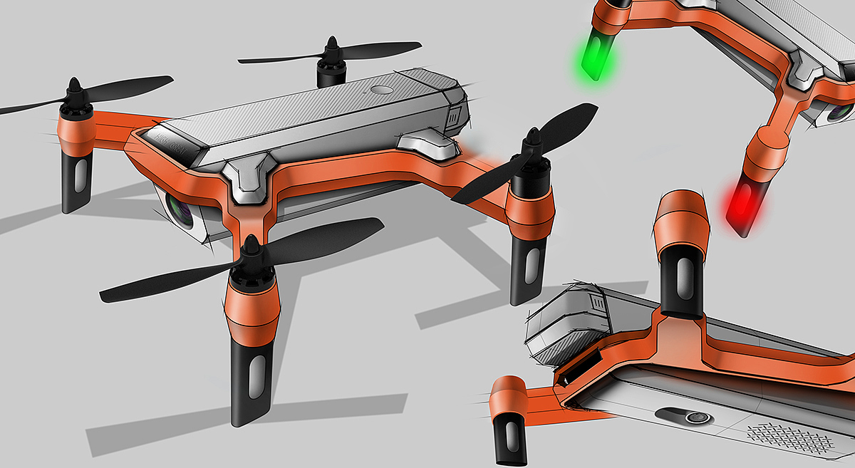 UAV，sketch，outdoors，Hand drawn，