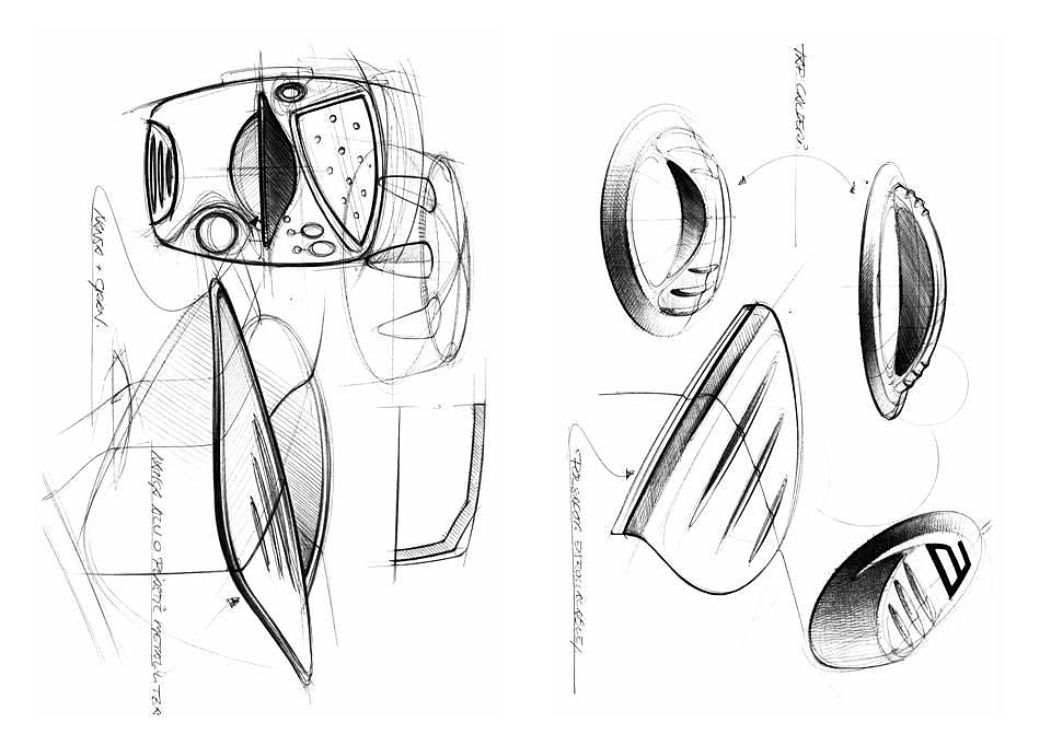 Hand drawing，Line，Pencil manuscript，black and white，Line drawing，fluent，Product feeling，household electrical appliances，Hand drawn car，Hand drawn vehicle，Hand drawn motorcycle，Vacuum cleaner，Withdraw deliberation，Modeling comparison，Shower，Watering can，Helmet，chair，handle，details，curved surface，Advanced surface，