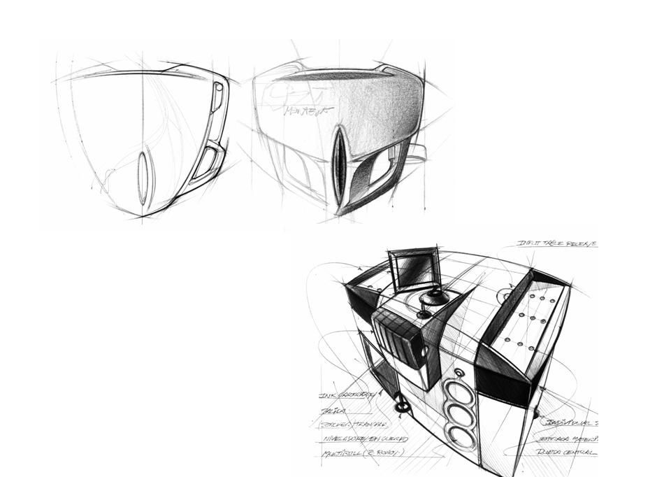 Hand drawing，Line，Pencil manuscript，black and white，Line drawing，fluent，Product feeling，household electrical appliances，Hand drawn car，Hand drawn vehicle，Hand drawn motorcycle，Vacuum cleaner，Withdraw deliberation，Modeling comparison，Shower，Watering can，Helmet，chair，handle，details，curved surface，Advanced surface，
