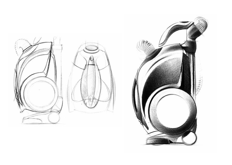 Hand drawing，Line，Pencil manuscript，black and white，Line drawing，fluent，Product feeling，household electrical appliances，Hand drawn car，Hand drawn vehicle，Hand drawn motorcycle，Vacuum cleaner，Withdraw deliberation，Modeling comparison，Shower，Watering can，Helmet，chair，handle，details，curved surface，Advanced surface，